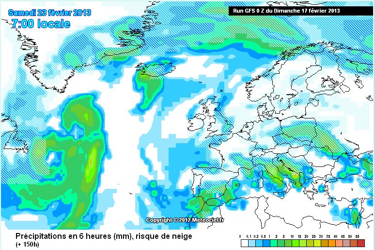 E questo è solo sabato, quando ormai saremo sepolti.