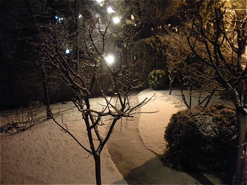 Pioggia mista a neve, un po' di gelicidio, bella roba.