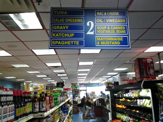 Siamo stati in un supermercato a comprare specialità italiane al femminile.