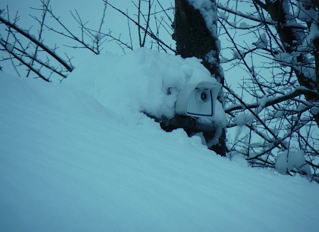 La Basacam 2, dopo che ho tolto la neve che la stava per ricoprire