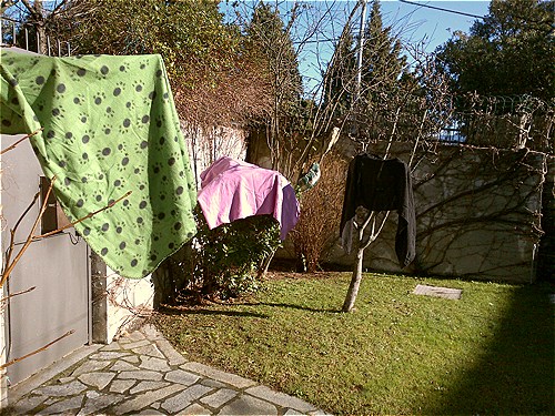 Panni stesi al Righi.